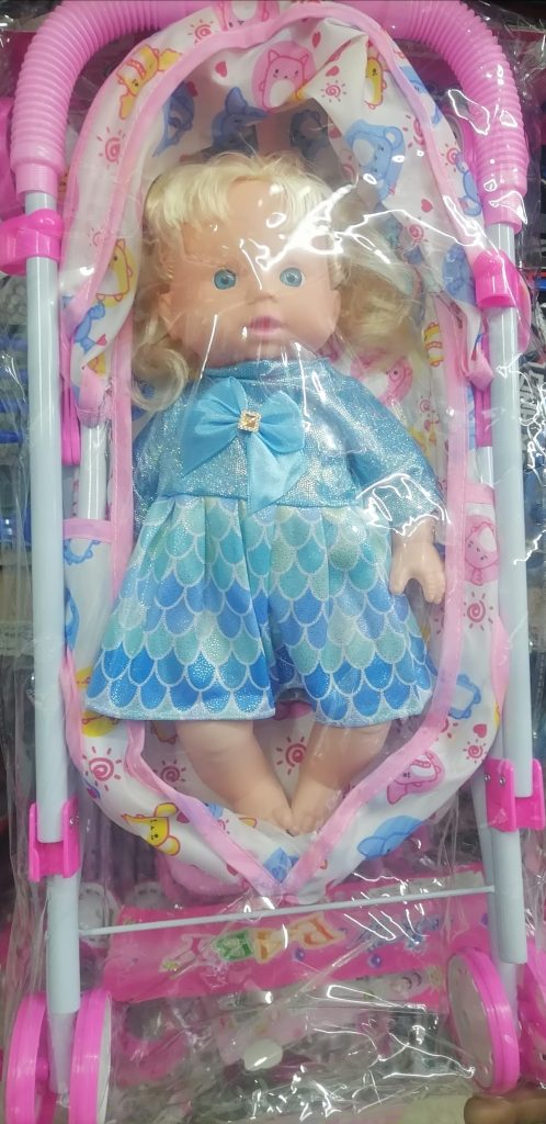 Baby Doll with Stroller