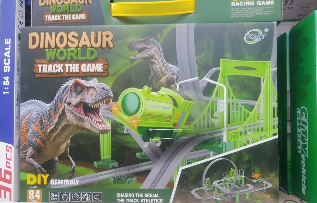 Dinosaur World DIY Train Track Set